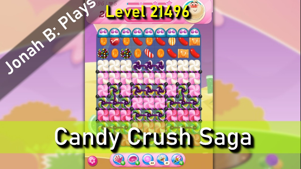 Candy Crush Saga Level 21496 - YouTube