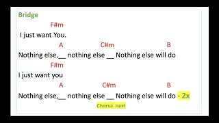 Nothing Else cover with chords - Key of E