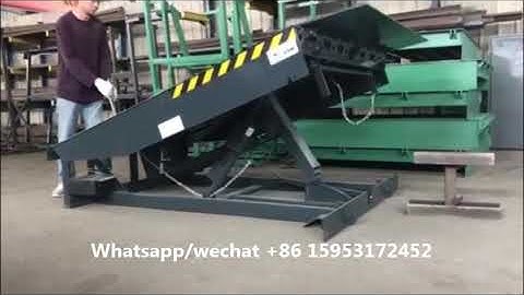 Mechanical&Electric hydraulic Loading unloading dock leveler yard ramps platform,Edge dock leveler