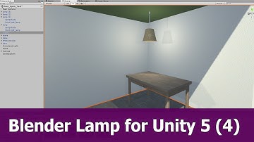 Blender Lamp Modeling for Unity3d
