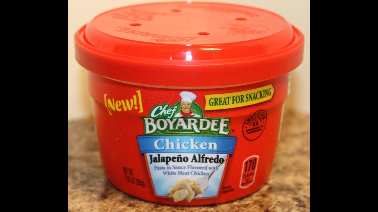 Chef Boyardee Chicken Jalapeno Alfredo YouTube