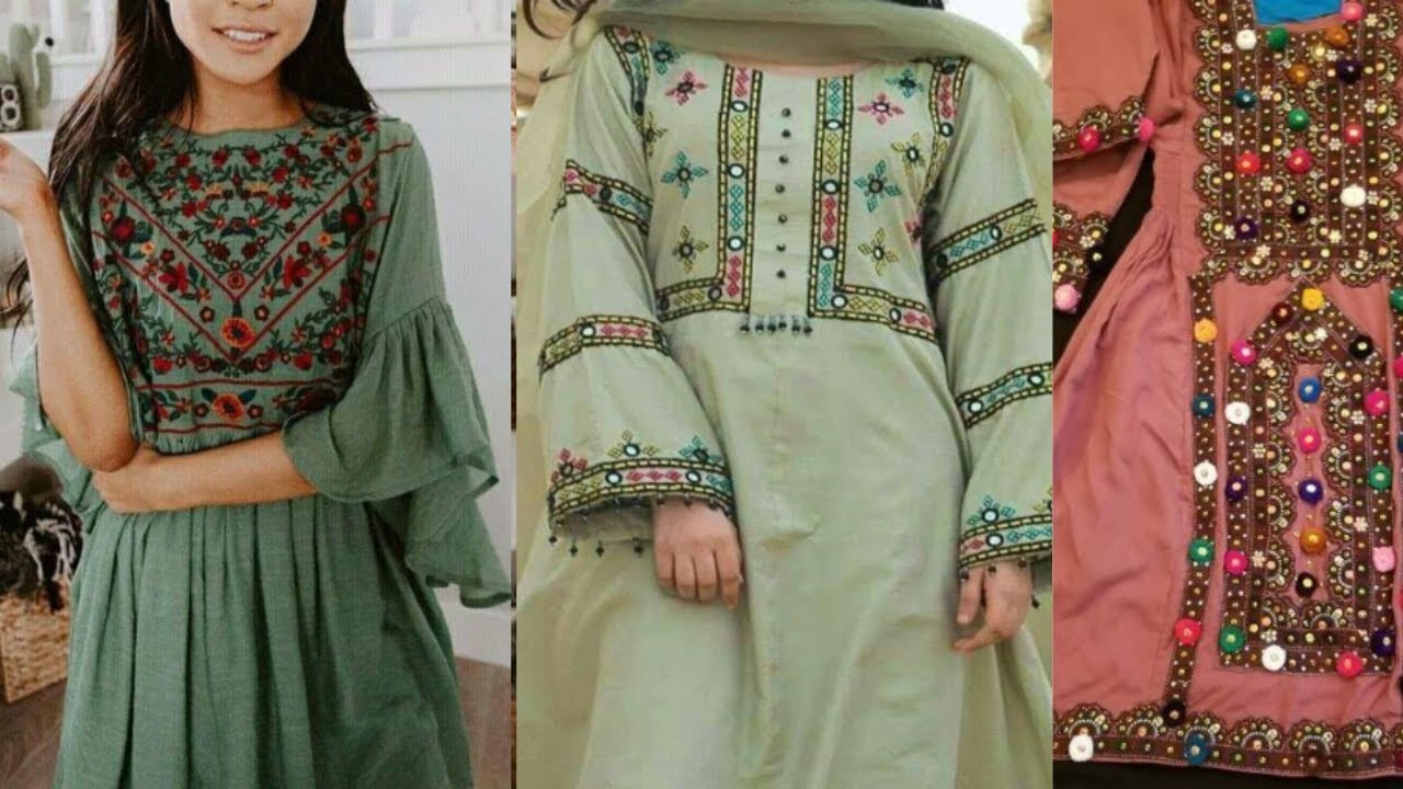 stylish balochi frock design balochi dress design 2021