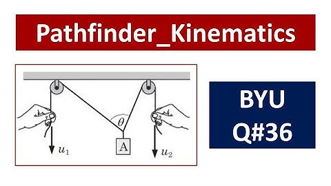 BYU-36 || Kinematics || Pathfinder