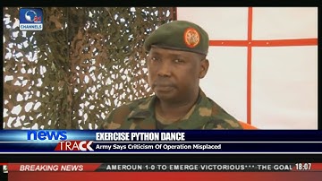 Exercise Python Dance: Army Says Criticism Of Operation Misplaced