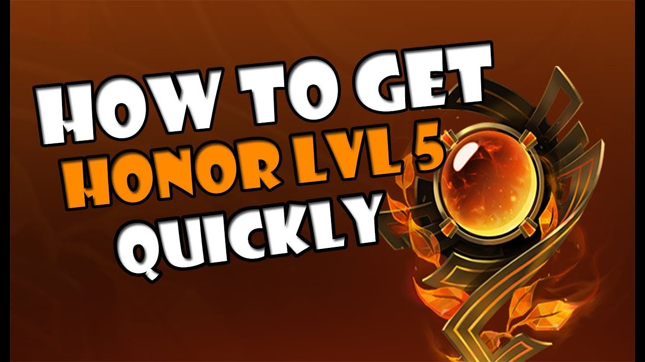 How To Get Honor Level 5 Quickly In League Of Legends (SO EASY