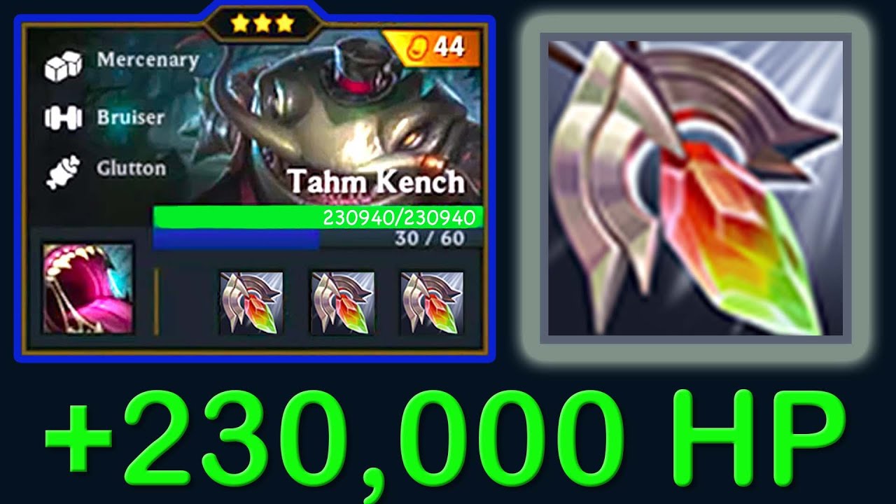 *World Record* 230,000 Hp ⭐⭐⭐ Tahm Kench | 3 Redemption