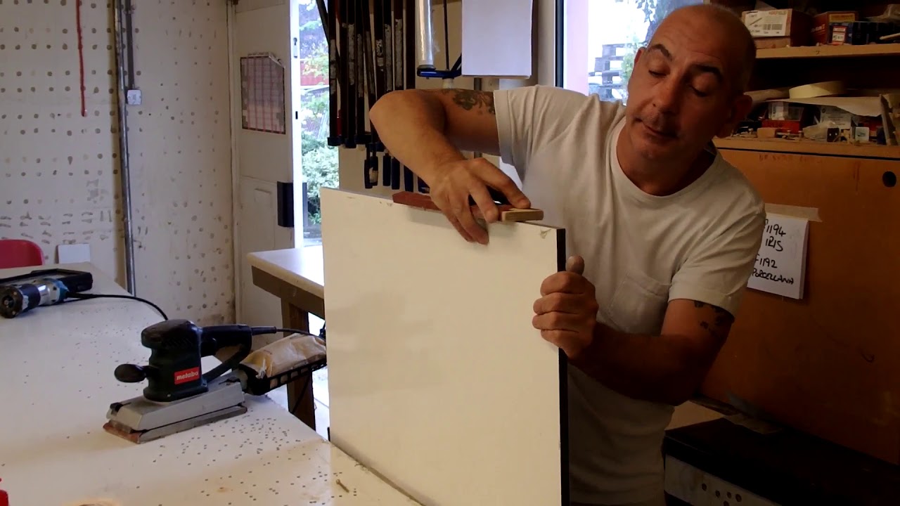 Sanding the edges of Trespa panels YouTube