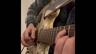 Practicing final song for next solo album… [muted arpeggios]