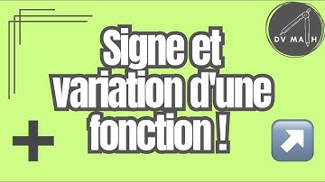 Comment construire un tableau de signes et de variations ?? (3e secondaire)