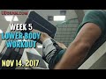 Week 5 body transformation  lower body workout leg day