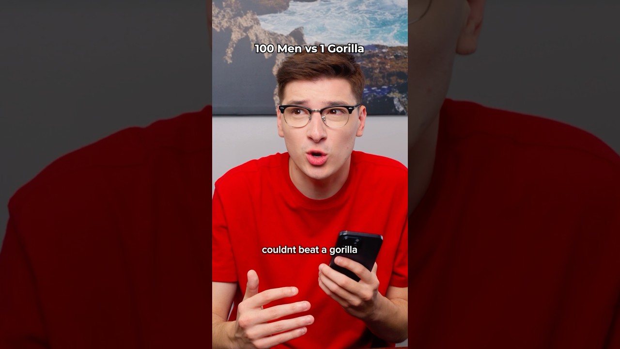 100 Men VS 1 Gorilla…