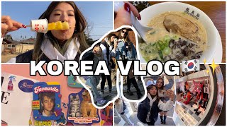 vlog🇰🇷:гуляем по старым улицам Кореи🇰🇷/пробую японский рамен🍜/фрукты в стекле🍓탕후루/korea vlog