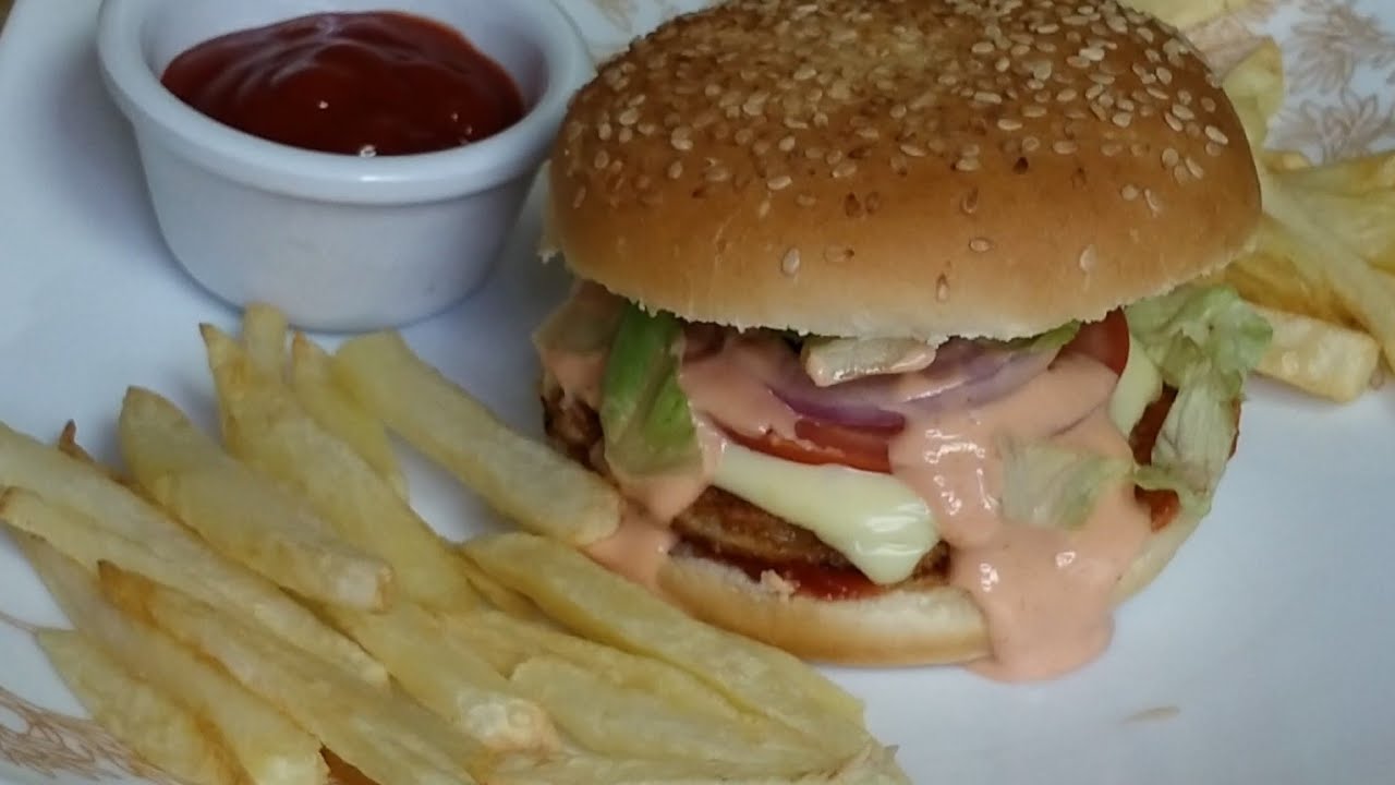 Chicken Burger || Chicken Burger Recipe || Burger || Hyderabadi Taste N Fun