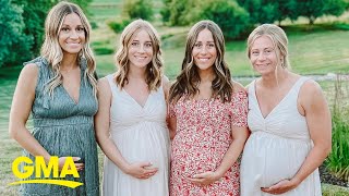 4 sisters shocked to learn they are pregnant at the same time | GMA