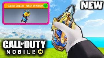 *NEW* LEGENDARY SMOKE GRENADE in COD MOBILE 🤯