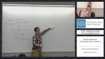 9.520 - 9/30/2015 - Class 07 - Prof. Lorenzo Rosasco: Logistic Regression and Support ...