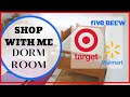 SHOP WITH ME | COLLEGE DORM ROOM ESSENTIALS