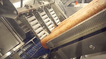 TEXTOR – TS700 slicer line with autoloading for 3x square poultry ham