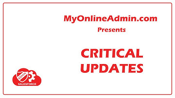 Salesforce Critical Updates