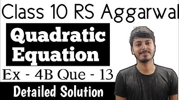 4root3x²+5x-2root3=0 | RS Aggarwal Class 10 Ex 4B Q 13 | Manpreet Singh @ScienceWithVMS