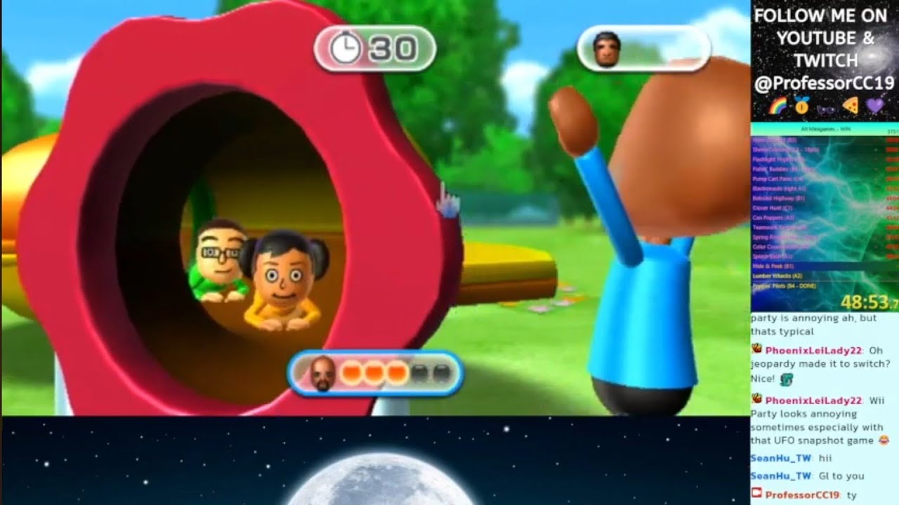 Wii Party: All Minigames 'Win' FIRST SUB-HOUR Speedrun (58:51)