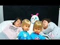 Masal ve Öykü'nün İkiz Bebekleri Kayboldu! Kids twin babies is lost - Funny Kids Video