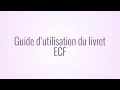 Afpa  guide dutilisation du livret ecf