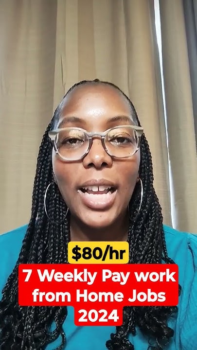 7 Daily Pay Work From Home Jobs 2024 shorts YouTube 7-daily-pay-work-from-home-jobs-2024-shorts-youtube