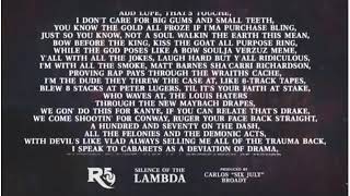 “Silence of the Lambda” - Royce da 5’9” responds to Lupe Fiasco (2021 - With Lyrics)