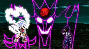 TC Luffy (all form) (New) VS Sasuke FMS V1.2 in Jump Force Mugen