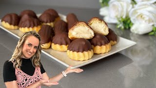 Como hacer PROFITEROLES o ECLAIRS | Pasta CHOUX