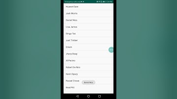 Smart Android Course - Content Provider (contact list)