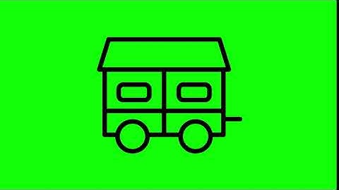 Animated Mobile House Icon on Green Screen With Pop-up Sound