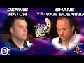 Shane van boening vs dennis hatch  2018 derby city classic bigfoot 10ball challenge