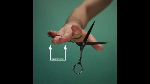 How to use scissors properly when Haircut