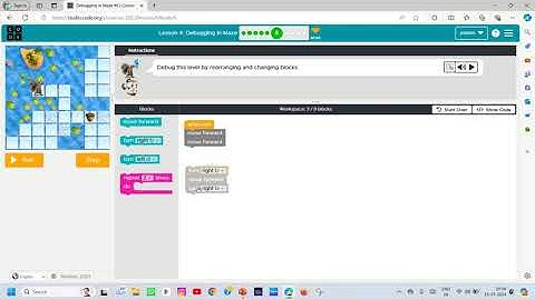 Debugging in Maze| Lesson 4| Level 6| Code.Org