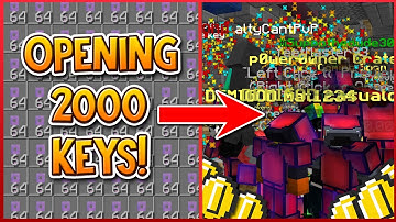 OPENING 2000 CRATE KEYS!! | MINECRAFT PRISON