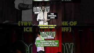 We bring the jokes to you at Comedy Cellar Edinburgh #standupcomedy #crowdwork #iceland