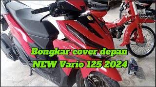 How to disassemble the front body of the new Vario 125 2024