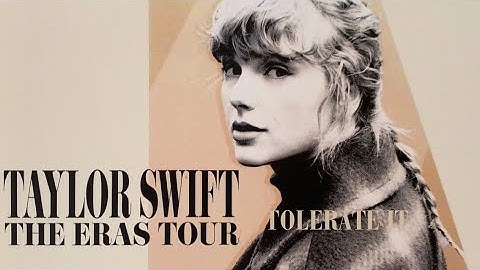 Taylor Swift - tolerate it - Live From TS | The Eras Tour (Instrumental)