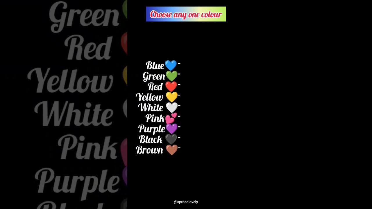 choose any one colour☺ 