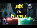 Duelo de Dumbledore y Voldemort | LIBRO VS PELÍCULA
