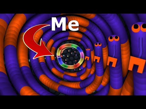 SLITHER.IO ESCAPING THE WORLD LARGEST TRAPS CRAZY GAME