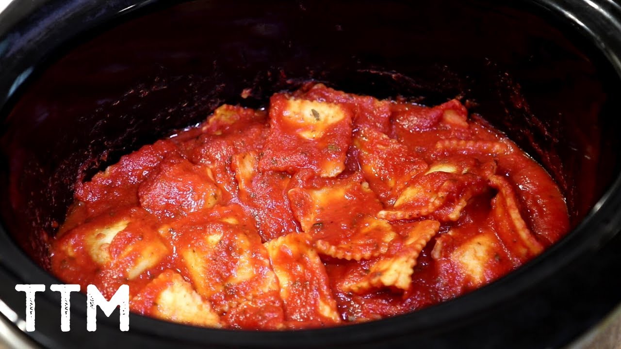 Slow Cooker Raviolis~Easy Cooking