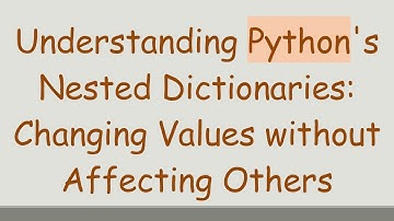 Understanding Python