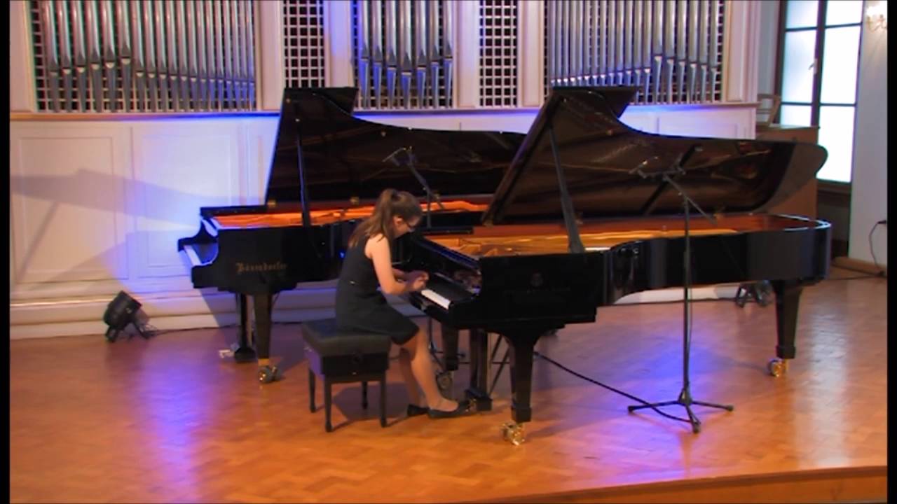 Lucija Kašnar Ivana Lang Toccata op 50 br 4 - YouTube