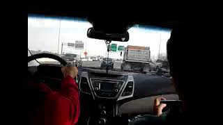 Traffic on I-95 Baltimore, Maryland. USA 🇺🇸