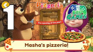Masha and the Bear Pizzeria Game! Pizza Maker Game Gameplay Walkthrough #1 (Android, IOS) screenshot 3