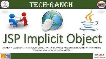 Learn all about JSP  Implicit Objects | JSP | @TechRanch