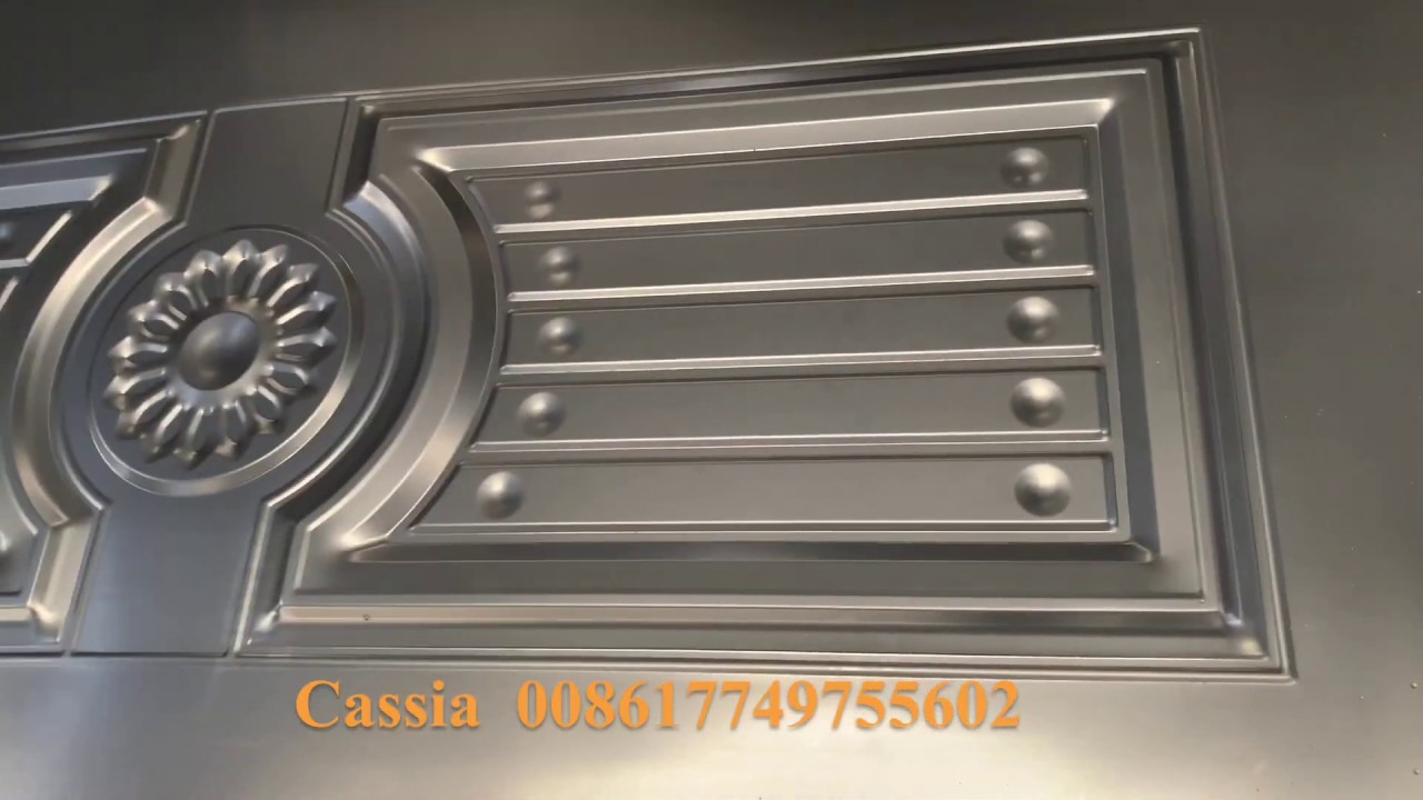 стальной дверной лист, Изготовление дверного полотна - YouTube